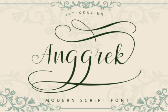 Anggrek Script Font Review for Editorial Design
