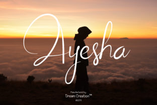 Ayesha Script: Elevating Digital Brand Identity with Smooth, Dynamic Typography