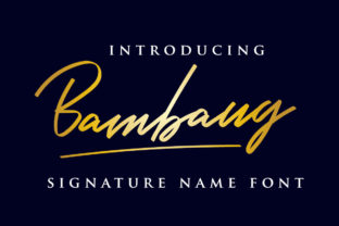 Bambang: A Bold Script Handwritten Font for Strong Brand Identity