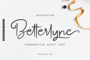 Betterlyne Script: A Modern Handwritten Typeface for Elegant Craft Projects