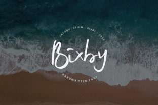 Bixby: The Simple Script Handwritten Font for Crafters and Designers