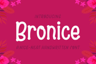 Bronice Handwritten Font Review for Crafters and Sellers