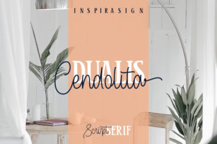 Cendolita Duo: A Modern Serif and Script Font Pair for Editorial Design