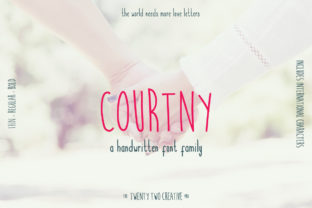 Courtny Family: The Handwritten Font for Scroll-Stopping Brand Visuals