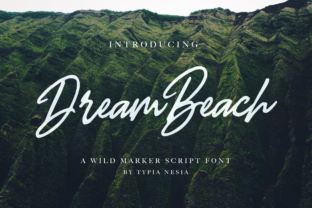 Dream Beach: A Wild Marker Script Font for Handmade Branding