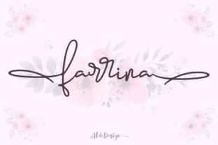 Farrina Script Handwritten Fonts for Elegant Branding