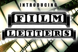Film Letters: A Vintage Decorative Font for Cinematic Branding