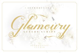 Glamoury: The Luxurious Script Font for Editorial Design