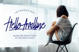Hello Avelline: A Fresh Monoline Script Font for Modern Branding