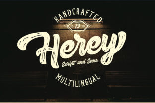 Herey Duo: A Handwritten Font Duo for Standout Campaigns