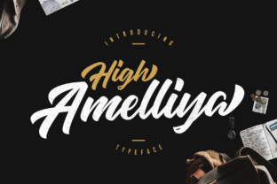 High Amelliya: The Elegant Brush Font for Polished Brand Identity