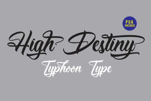 High Destiny: The Elegant Script Handwritten Font for Premium Branding