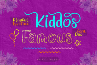 Kiddos Famous: A Playful Script Handwritten Font for Modern Digital Brands