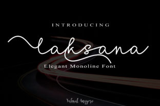 Laksana: The Monoline Signature Font for Authentic Branding