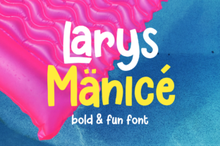 Larys Manice: A Bold Sans Serif Font for Joyful Branding
