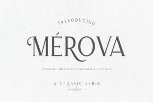 Merova Serif Font for Elegant Handmade Designs
