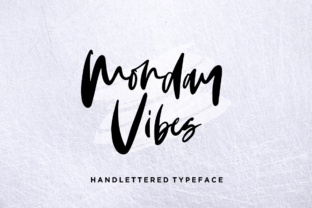 Monday Vibes: A Modern Hand Lettering Font for Fresh Brand Identity