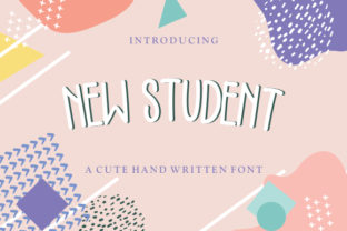 New Student Font: A Fresh Handwritten Style