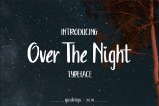 Over the Night: A Handwritten Typeface for Editorial Design