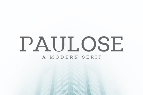 Paulose Family: A Modern Rounded Serif for Editorial Design