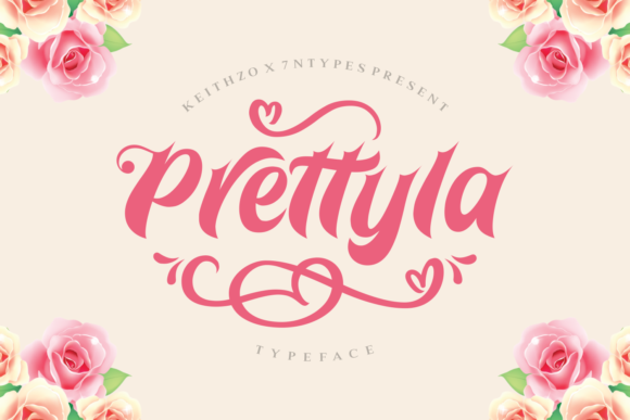 Prettyla Script Font for Luxurious Web Design