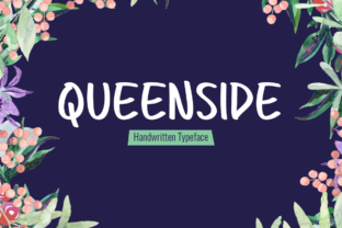 Queenside: A Handwritten Font for Boutique Branding and Print Design