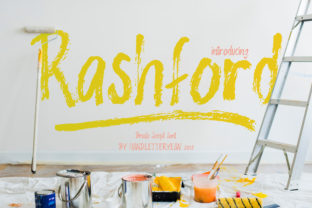 Rashford Brush Font for Handmade Labels and Creative Branding