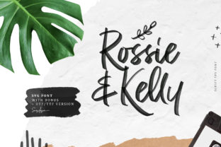 Rossie Kelly: An Elegant Script Handwritten Font for Boutique Branding