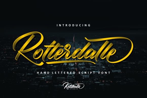 Rotterdalle Script: A Dynamic Handwritten Typeface for Campaign Design