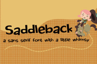 Saddleback: A Whimsical Sans Serif Typeface for Editorial Design