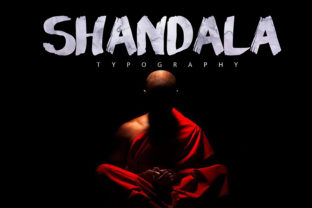 Shandala: The Hard Handmade Brush Font for Bold Branding