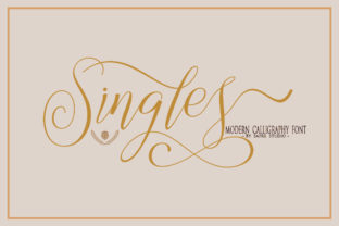 Singles Typeface: Elegant Script Fonts for Campaign Design