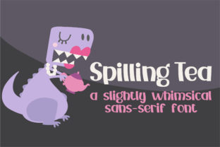 Spilling Tea Font Review: A Bold Sans Serif for Modern Branding